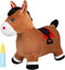 Bouncy Horse Hopper by INPANY - Inflatable Ride-on Animal Toy for Toddlers, Includes Pump