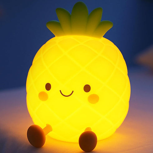 Pineapple Night Light for Kids, Nursery Night Light, Bedside Touch Lamp, Cute