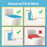 4our Kiddies Baby Toilet Lock (2 Pack) for Child Safety, Baby Proof Toilet Seat Lock with 2 Extra Pallet