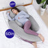 60in AS AWESLINGDetachable Maternity Pillow for Pregnant Women | Pregnancy Pillows for Sleeping | Extra Large Full Body