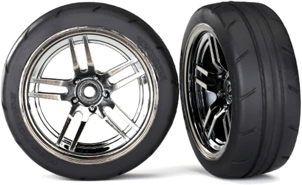 Traxxas Tires And Wheels Assembled (1.9' Response Tires) (Front) (2) by Traxxas