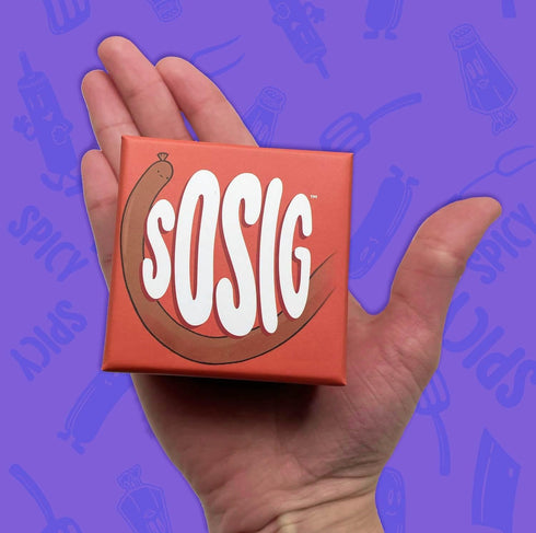 Joking Hazard Sosig Family Friendly Card Game for 2-4 Players, Travel Sized Game for Kids and Adults