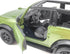 2-Door Convertible Bronco Model Car - 1/36 Scale Diecast Toy with Pull Back Doors, Black Rim