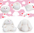 10inch HollyHOME Bunny Stuffed Animal, Easter Bunny Plush Toys, Soft and Cuddly Stuffed Rabbit Easter Gift for Kids