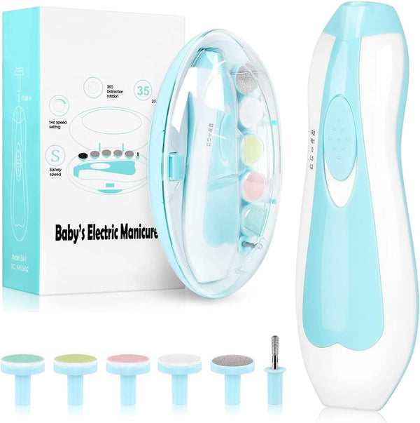 Baby Nail Trimmer Electric, Baby Nail Clippers, Baby Grooming Kit Manicure Set,