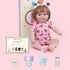 JIZHI Lifelike Reborn Baby Dolls - 20 Inch Realistic Newborn Baby Dolls with Gift Box for Kids Age 3+, Adorable Smiling