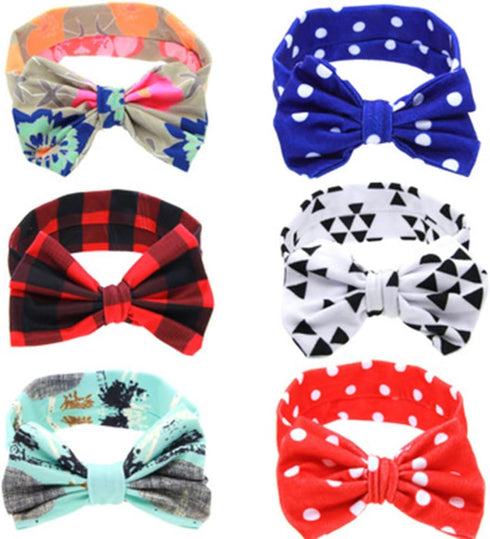 Baby Girls Toddler Bowknot Headband, Infant Rabbit Ear Hair Band Headdress