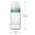Evenflo Feeding Balance + Wide Neck Printed Bottles, 9oz 2pk with Pacifier