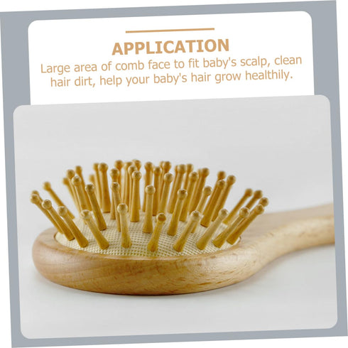 Set Totority Baby Hair Brush Woolen Brush for Toddlers Newborn Care Kit Easy to Use