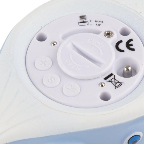 Eacam 89g 3.1oz Baby Bath Tub Thermometer Whale Shape, Silent Alarm, LCD Display, Fun Floating Toy, Safe Material