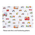 Kids Toddler Pillowcases 100% Cotton, 14x19, 2 Packs, Fits Kid Toddler Bedding Pillow 14x19, Construction Vehicle Cars