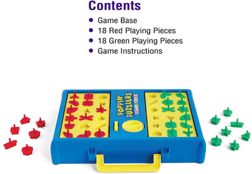 Game Zone 2 4+ Poppin' Puzzlers - Interactive Puzzle Game for Players Ages - Helps Develop Problem-Solving Skills
