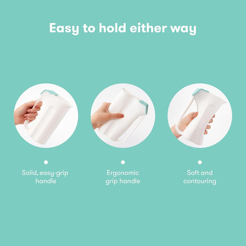 Frida Baby Control The Flow Bath Rinse Cup - Rinser Cup for Hair + Body Wash with Easy Grip Handle