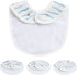 Konssy Muslin Baby Bibs 8 Pack Baby Bandana Drool Bibs Cotton for Unisex Boys Girls, 8 Solid Colors Set for Teething Drooling