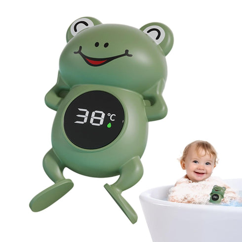 Generic 12 Cm 7 Cm Baby Bath Thermometer Waterproof Cartoon Frog Digital Reader | Compact X Water Thermograph