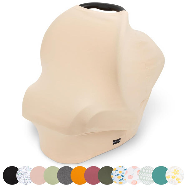Simka Rose Car Seat Cover for Babies Multipurpose, Breathable Nursing Cover and