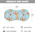 decor gift 4 Pack 22x11in Cotton Burp Cloth Good Absorbent? Merry Christmas Dog Blue spit up Rags for Unisex