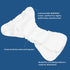 BISENKID (2-Pack, 2: 18-35lbs) Organic Cotton Cloth Diaper Inner - Super Absorbent and Comfy, Used with Waterproof