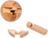 Handmade Wooden Puzzle Magic Ball, Brain Teasers Toy, Big Wooden Lock Logic Puzzle for Adults Kids