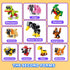 HOGOKIDS Party Favors for Kids, 30 Kinds of Animals Building Block Toy 20 Pack, Birthday Gift for Ages 4-12