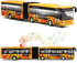City Bus Toy for Kids, Die Cast Alloy Pull Back Vehicles, Electric Bus with Sounds and Lights Educational Gift