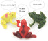Kvvdi 12 Pcs 1.4 Inch Small Colorful Plastic Poison Dart Frogs, Rainforest Animals Frog Toys