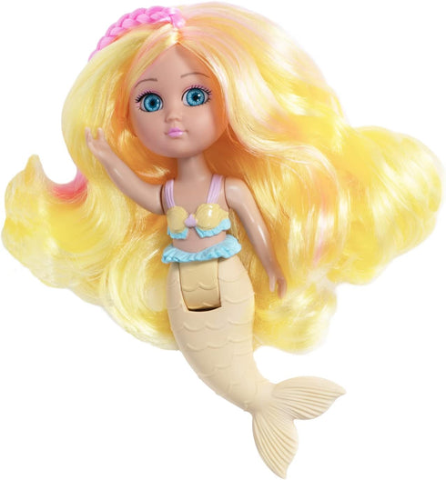 ADORA Water Wonder Mermaid Dolls, Color-Changing Tail in Cold Water, 7" Toy Baby Doll
