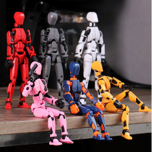 Schythely T13 Set N13 3D Dummy 13 Titan Action Figures -(Assembly Required) Robot Action Figure Fidget Toys for Nova