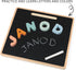 Janod - Sweet Cocoon Wooden Alphabet Learning Puzzle - Alphabet Learning - Stylish Stand-Up Letters - Enhances Language