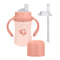 Green Sprouts Sprout Ware Sip & Straw 6oz., 6mo+, Plant-plastic, Platinum-cured Silicone,