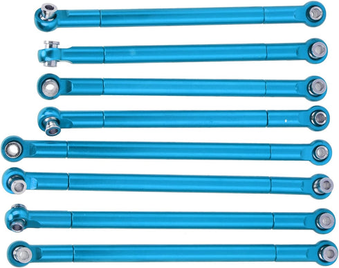 RC Tie Rod, 8PCS Metal Full Car Tie Rod Accessories for MN86 Series Model Upgrade RC Car Parts