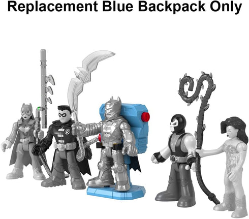 Mattel Replacement Part for Imaginext Playset - HGX97 ~ Blue Backpack for DC Superfriends Figures with Light Up