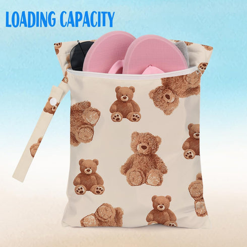 HDHBP Wet Bag for Baby Swimsuit Dirty Clothes Diaper Yoga Gym, Wet Dry Bag, Beach Vacation Essential for Baby Travel