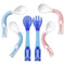 PandaEar Baby Bendable Utensils Spoons, Training Learning Feeding Set for Kids Toddlers (BPA Free)