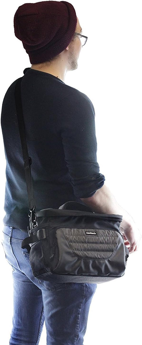 Navitech Summer Grey Baby Monitor and Camera Carry Case Bag Compatible With Infant Wide View Twin Camera