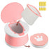 Portable Toddler Travel Potty with Silicone Insert Foldable Potty Chair for Car