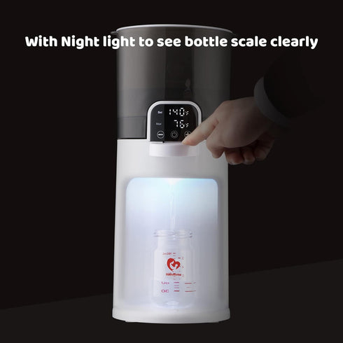Cleaning,24/7 Temperature(Dark,110V Bellababy Instant Baby Bottle Warmer,Warm Water Dispenser for Making Formula Bottle