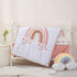 3 Set Cokouchyi Piece Rainbow Boho Crib Bedding - Standard Size Nursery Bedding for Boys and Girls with Crib Sheet
