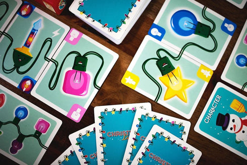 25th Century Games Christmas Lights - A Card Game with 13 Different Holiday Themed Games