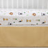 Set 3-Piece Set, Set Cokouchyi Safari Animal Crib Bedding for Baby Boys Girls, Baby Crib Bedding Standard Size Crib