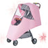 Stroller Rain Cover Spittle-proof Cover Stroller Pink Baby Umbrella Car Windproof Stroller Cover