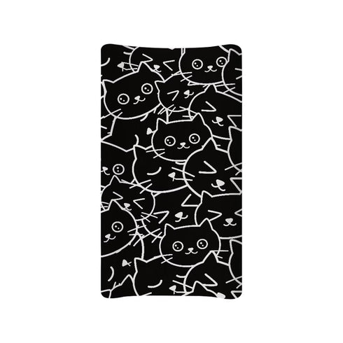 Psesaysky Cat Changing Pad Cover Waterproof Stretchy Baby Changing Table Cover Comfy Cozy