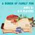 8+, 2-4 Gamewright - A Bunch of Fun Guys - Strategic Mushroom Foraging Card Game, Ages Players