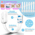 Syican 8-Pack Cabinet Locks Baby Proofing - Child Proof Drawer Locks, Multi-Purpose for Drawers, Fridge, Toilet Seat