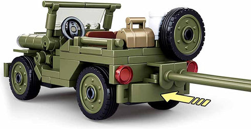 hhohio 2 WW2 Set, 4 (325 World War Landing Craft Building Toys Military Vehicle Brick WWII Army Warship Boat Model