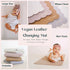 (16 30 Ava + Oliver Vegan Leather Baby Changing Mat X in) - Multipurpose Wipeable and Portable Diaper Mat - Foldable