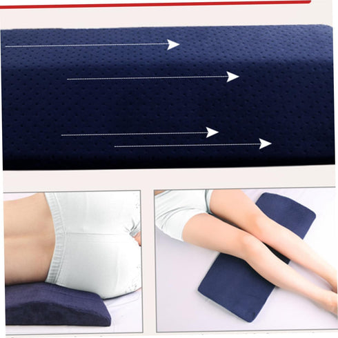 Levemolo Memory Cotton Lumbar Pillow Pregnancy Waist Support Cushion for Back Pain Pillow Positioner Fit for Adults