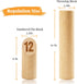 Wooden Tossing Game Set, 12PCS Numbered Block Toss Games with Scoreboard & Carrying Case, Outdoor Lawn Game for Teens,