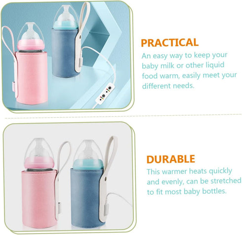 LIFKOME Portable Milk Warmer for Infants - Insulation Cover for Breastmilk