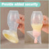 3.04oz/90ml Bumblebee Manual Breast Pump with Breastfeeding Milk Saver Stopper& lid in Gift Box Food Grade Silicone bpa